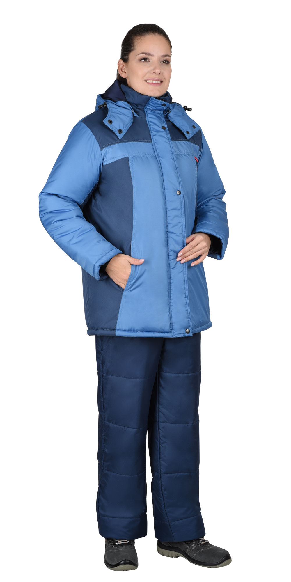 Куртка "ФРИСТАЙЛ" женская (синяя с голубым)