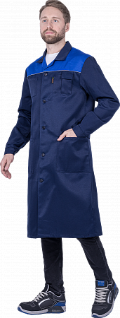 Халат «Стандарт» (т.синий-василек)