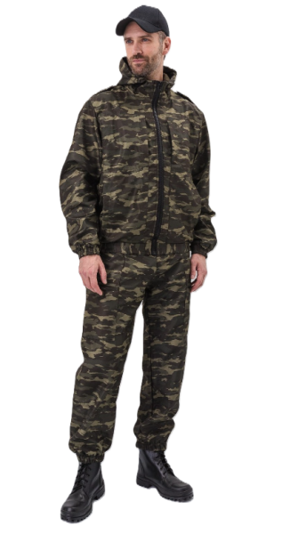 Костюм "КАСКАД" куртка/брюки, цвет: кмф "Лазурит", ткань: Полофлис