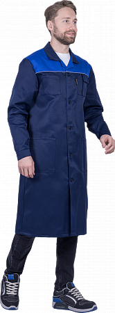 Халат «Стандарт» (т.синий-василек)