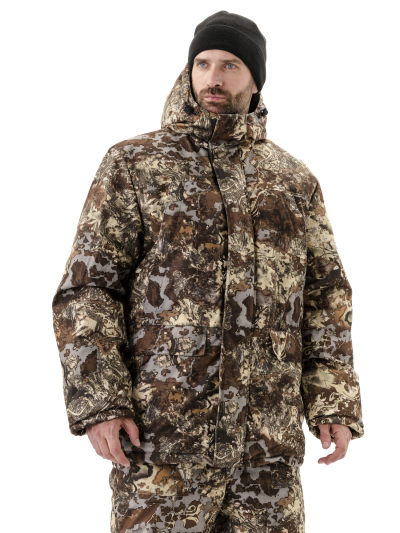 Костюм зимний "СКАНДИН" куртка/полукомб. цвет: кмф "КАНЬОН", ткань: Алова