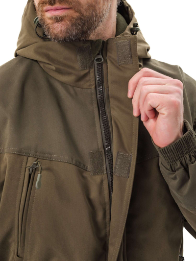 Костюм демисезонный «ГРАСК» куртка/брюки. цвет: хаки/т.хаки, ткань: Исландия