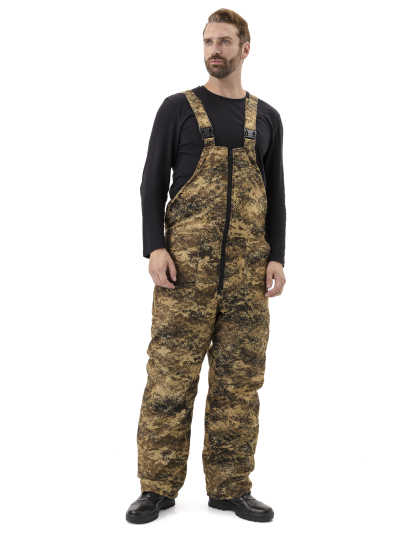 Костюм зимний "СКАНДИН" куртка/полукомб. цвет: кмф "ЯНТАРЬ", ткань: Алова