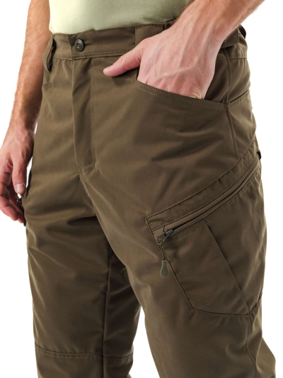 Костюм демисезонный «ГРАСК» куртка/брюки. цвет: хаки/т.хаки, ткань: Исландия