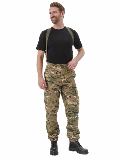 Костюм мужской "ГОРКА-М" куртка/брюки, цвет: кмф "Мультикам", ткань Рип-стоп