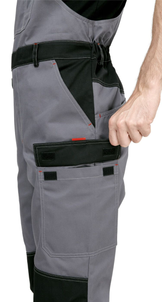 Костюм мужской рабочий летний "Гудзон" NEW с пк серый-черный