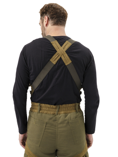 Костюм зимний "ГОРКА" куртка/брюки, цвет: св.хаки/т.хаки, ткань: Полибрезент