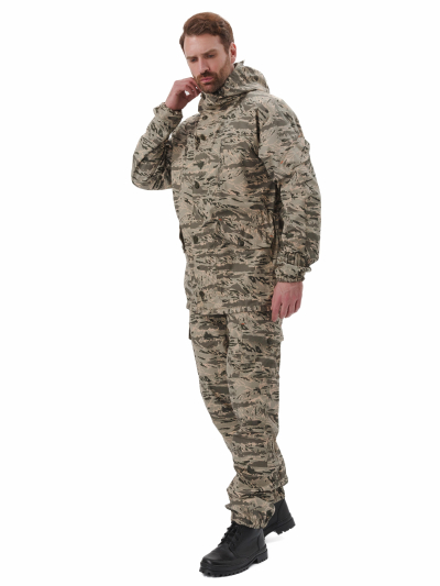 Костюм мужской "ГОРКА-М" куртка/брюки, цвет: кмф "Серый легион", ткань Рип-стоп