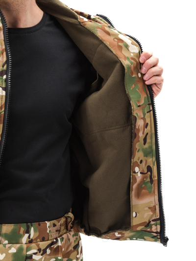 Костюм "КАСКАД" куртка/брюки, цвет: кмф "Мультикам ", ткань: Полофлис