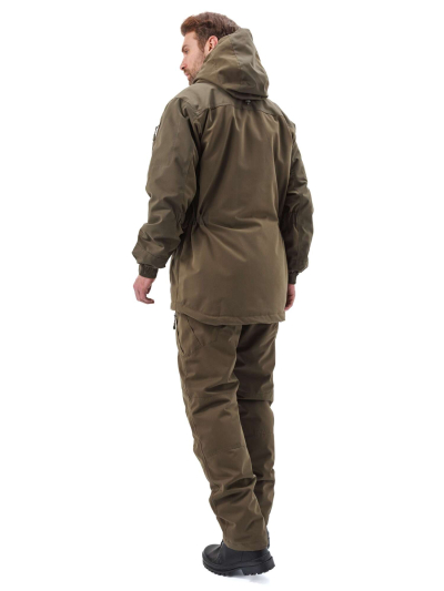 Костюм демисезонный «ГРАСК» куртка/брюки. цвет: хаки/т.хаки, ткань: Исландия