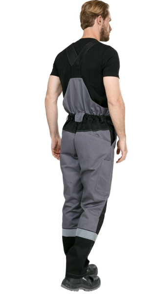 Костюм мужской рабочий летний "Гудзон" NEW с пк серый-черный