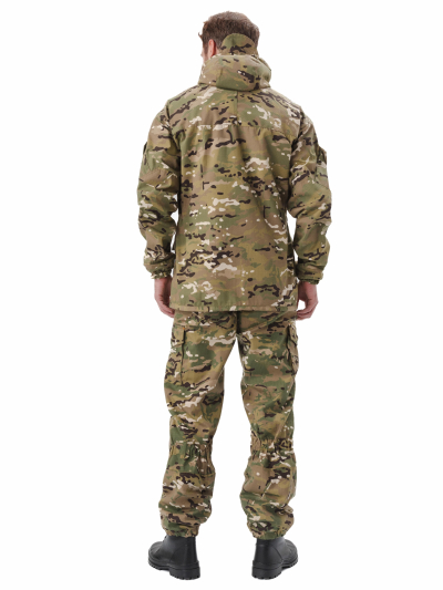 Костюм мужской "ГОРКА-М" куртка/брюки, цвет: кмф "Мультикам", ткань Рип-стоп
