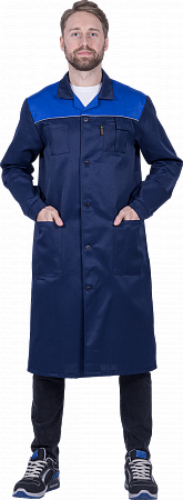 Халат «Стандарт» (т.синий-василек)