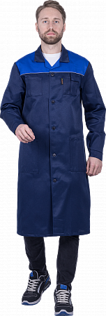 Халат «Стандарт» (т.синий-василек)