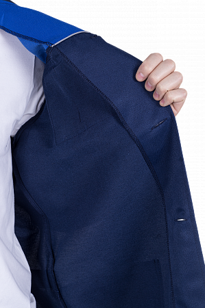 Халат «Стандарт» (т.синий-василек)