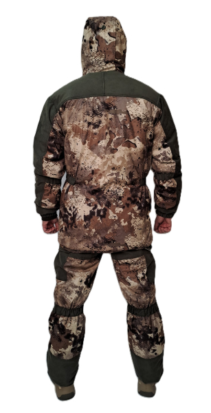 Костюм зимний «ГЕРКОН» куртка/брюки, цвет: кмф "ТАЙГА/т.хаки", ткань: Алова/Финляндия