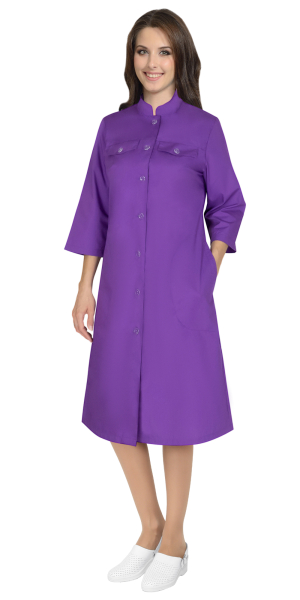 Халат "ВАСИЛИСА" женский фиолетовый