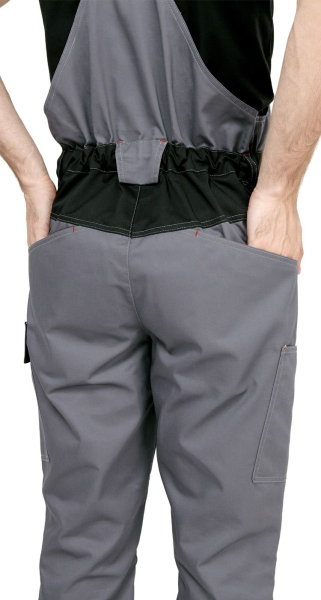 Костюм мужской рабочий летний "Гудзон" NEW с пк серый-черный