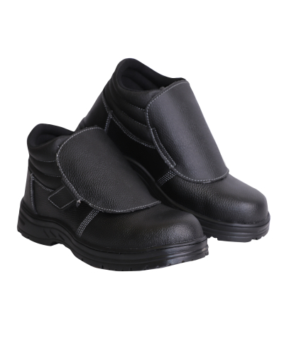 Ботинки сварщика "ТИТАН" кожа, МП МС, Нитрил