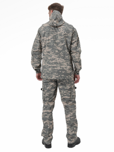 Костюм "СУМРАК" куртка/брюки, цвет: кмф "Цифра св.серый" , ткань: Рип-Стоп