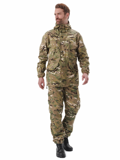 Костюм мужской "ГОРКА-М" куртка/брюки, цвет: кмф "Мультикам", ткань Рип-стоп