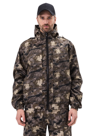 Костюм "КАСКАД" куртка/брюки, цвет: кмф "штурм", ткань: Полофлис